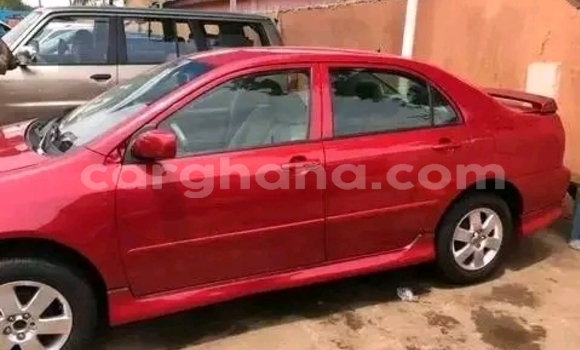 Sayi Na hannu Toyota Corolla Red Mota in Accra a Greater Accra Sayi Na hannu Toyota Corolla Red Mota in Accra a Greater Accra