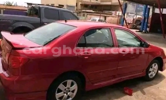 Sayi Na hannu Toyota Corolla Red Mota in Accra a Greater Accra Sayi Na hannu Toyota Corolla Red Mota in Accra a Greater Accra