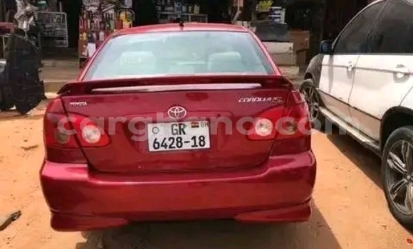Sayi Na hannu Toyota Corolla Red Mota in Accra a Greater Accra Sayi Na hannu Toyota Corolla Red Mota in Accra a Greater Accra