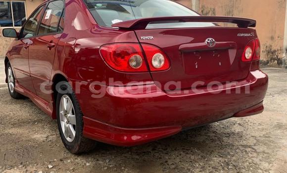 Sayi Na hannu Toyota Corolla Red Mota in Sekondi–Takoradi Metropolitan a Yamma