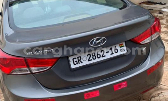 Sayi Na hannu Hyundai Elantra Azurfa Mota in Accra a Greater Accra