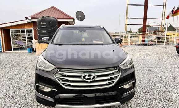 Sayi Na hannu Hyundai Santa Fe Black Mota in Accra a Greater Accra