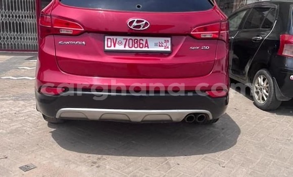 Sayi Na hannu Hyundai Santa Fe Red Mota in Accra a Greater Accra Sayi Na hannu Hyundai Santa Fe Red Mota in Accra a Greater Accra