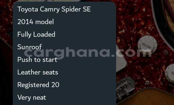 Buy Used Toyota Camry White Car in Accra in Greater Accra Buy Used Toyota Camry White Car in Accra in Greater Accra