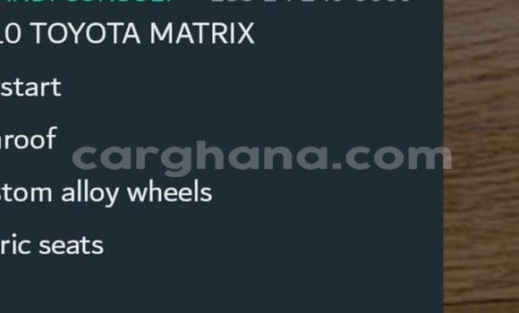 Buy Used Toyota Matrix Red Car in Accra in Greater Accra Buy Used Toyota Matrix Red Car in Accra in Greater Accra