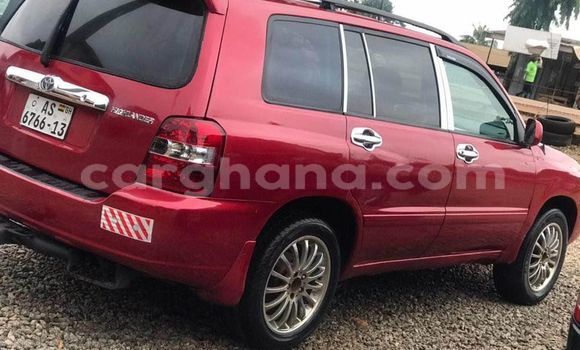 Sayi Na hannu Toyota Highlander Red Mota in Accra a Greater Accra Sayi Na hannu Toyota Highlander Red Mota in Accra a Greater Accra