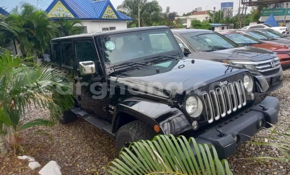 Sayi Na hannu Jeep Wrangler Black Mota in Accra a Greater Accra Sayi Na hannu Jeep Wrangler Black Mota in Accra a Greater Accra