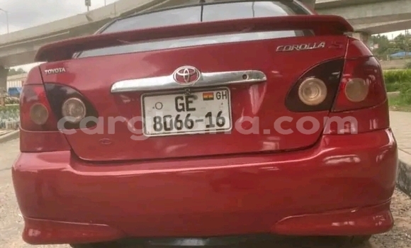 Ra Àlòkù Toyota Corolla Red Ọkọ̀ in Accra ni Greater Accra Ra Àlòkù Toyota Corolla Red Ọkọ̀ in Accra ni Greater Accra