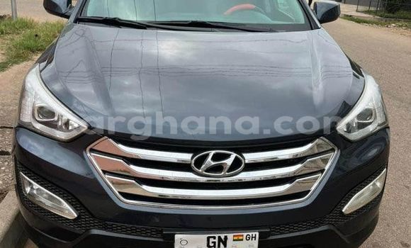 Sayi Na hannu Hyundai Santa Fe Black Mota in Accra a Greater Accra