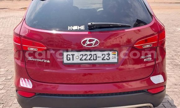 Sayi Na hannu Hyundai Santa Fe Red Mota in Accra a Greater Accra Sayi Na hannu Hyundai Santa Fe Red Mota in Accra a Greater Accra
