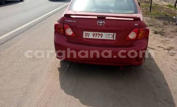 Sayi Na hannu Toyota Corolla Red Mota in Accra a Greater Accra Sayi Na hannu Toyota Corolla Red Mota in Accra a Greater Accra