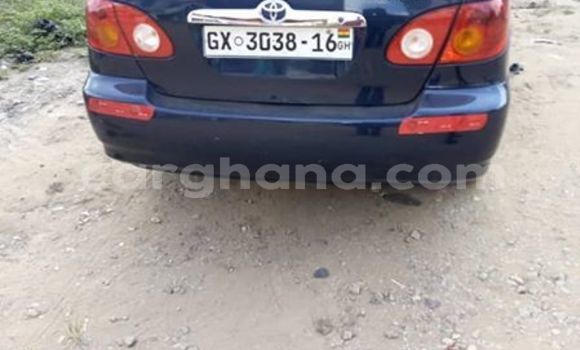 Sayi Na hannu Toyota Corolla Blue Mota in Accra a Greater Accra Sayi Na hannu Toyota Corolla Blue Mota in Accra a Greater Accra