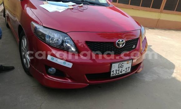 Sayi Na hannu Toyota Corolla Red Mota in Accra a Greater Accra Sayi Na hannu Toyota Corolla Red Mota in Accra a Greater Accra