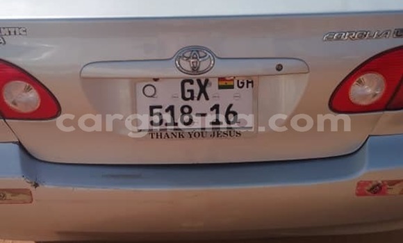 Buy Used Toyota Corolla Silver Car in Accra in Greater Accra Buy Used Toyota Corolla Silver Car in Accra in Greater Accra