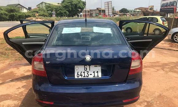 Sayi Na hannu Skoda Octavia Blue Mota in Accra a Greater Accra Sayi Na hannu Skoda Octavia Blue Mota in Accra a Greater Accra
