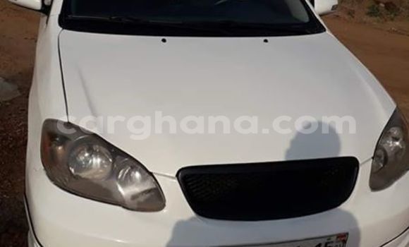 Sayi Na hannu Toyota Corolla White Mota in Accra a Greater Accra Sayi Na hannu Toyota Corolla White Mota in Accra a Greater Accra