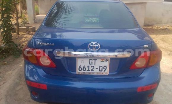 Sayi Na hannu Toyota Corolla Blue Mota in Accra a Greater Accra Sayi Na hannu Toyota Corolla Blue Mota in Accra a Greater Accra