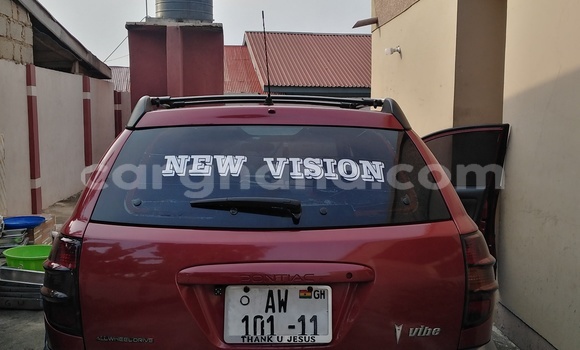 Buy Used Pontiac Vibe Red Car in Kumasi in Ashanti