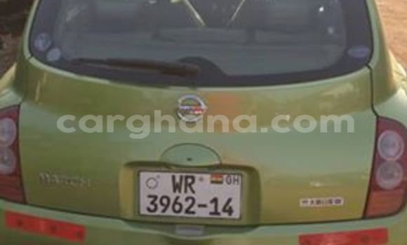 Sayi Na hannu Nissan March Green Mota in Accra a Greater Accra Sayi Na hannu Nissan March Green Mota in Accra a Greater Accra