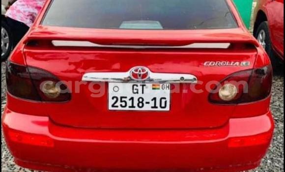 Sayi Na hannu Toyota Corolla Red Mota in Accra a Greater Accra