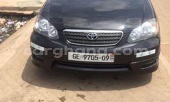 Sayi Na hannu Toyota Corolla Black Mota in Accra a Greater Accra Sayi Na hannu Toyota Corolla Black Mota in Accra a Greater Accra