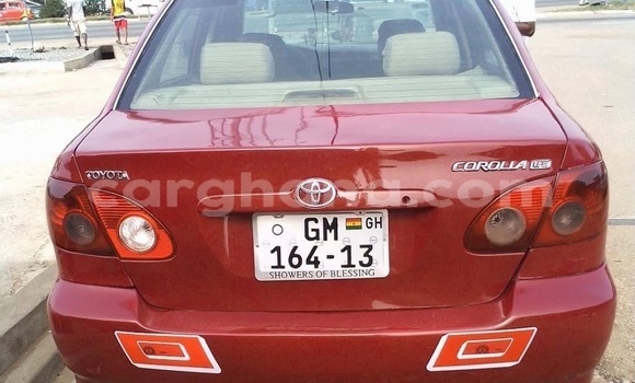 Sayi Na hannu Toyota Corolla Red Mota in Accra a Greater Accra