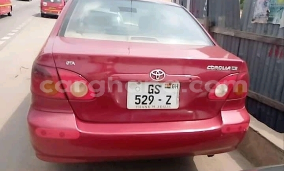 Ra Àlòkù Toyota Corolla II Red Ọkọ̀ in Accra ni Greater Accra Ra Àlòkù Toyota Corolla II Red Ọkọ̀ in Accra ni Greater Accra