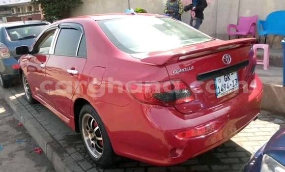 Sayi Na hannu Toyota Corolla Red Mota in Accra a Greater Accra