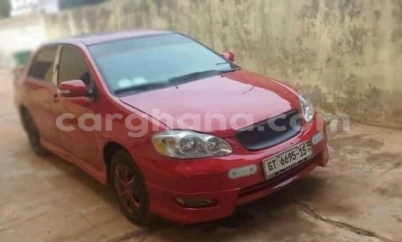 Sayi Na hannu Toyota Corolla Red Mota in Accra a Greater Accra Sayi Na hannu Toyota Corolla Red Mota in Accra a Greater Accra