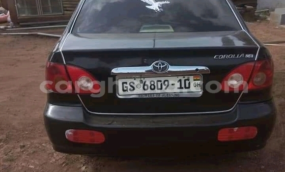 Sayi Na hannu Toyota Corolla Black Mota in Accra a Greater Accra Sayi Na hannu Toyota Corolla Black Mota in Accra a Greater Accra