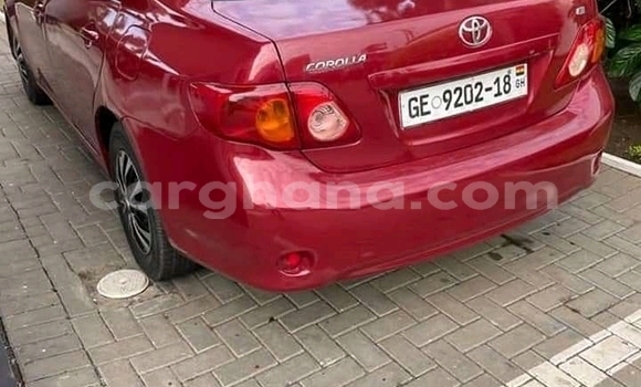 Buy Used Toyota Corolla Red Car in Accra in Greater Accra