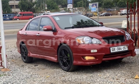 Buy Used Toyota Corolla Red Car in Berekum Municipal in Brong-Ahafo