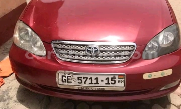 Buy Used Toyota Corolla Red Car in Accra in Greater Accra