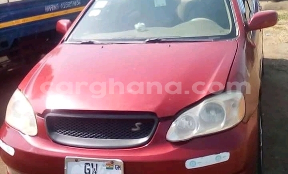 Sayi Na hannu Toyota Corolla Red Mota in Accra a Greater Accra