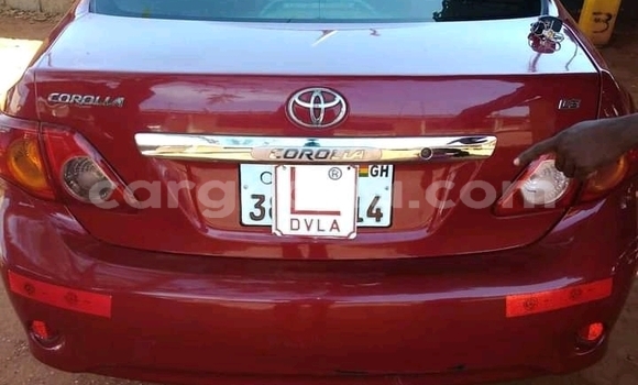 Buy Used Toyota Corolla Red Car in Tema in Greater Accra Buy Used Toyota Corolla Red Car in Tema in Greater Accra