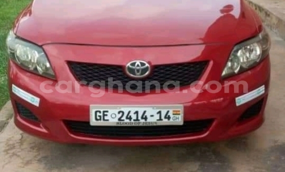 Buy Used Toyota Corolla Red Car in Accra in Greater Accra