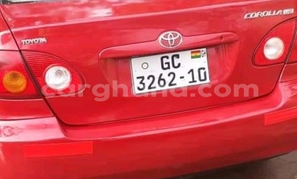 Buy Used Toyota Corolla Red Car in Accra in Greater Accra Buy Used Toyota Corolla Red Car in Accra in Greater Accra