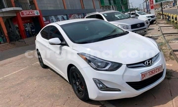 Sayi Na hannu Hyundai Elantra White Mota in Accra a Greater Accra Sayi Na hannu Hyundai Elantra White Mota in Accra a Greater Accra