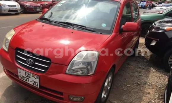 Sayi Na hannu Kia Morning Red Mota in Sekondi–Takoradi Metropolitan a Yamma Sayi Na hannu Kia Morning Red Mota in Sekondi–Takoradi Metropolitan a Yamma