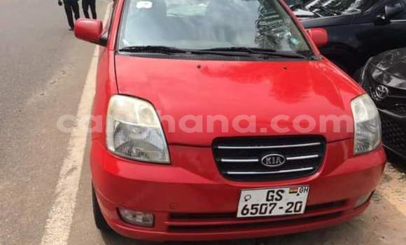 Sayi Na hannu Kia Morning Red Mota in Sekondi–Takoradi Metropolitan a Yamma Sayi Na hannu Kia Morning Red Mota in Sekondi–Takoradi Metropolitan a Yamma