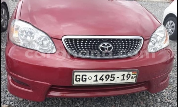 Buy Used Toyota Corolla Red Car in Sekondi–Takoradi Metropolitan in Western