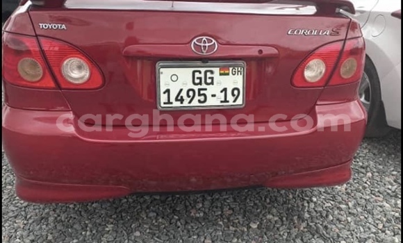 Sayi Na hannu Toyota Corolla Red Mota in Sekondi–Takoradi Metropolitan a Yamma Sayi Na hannu Toyota Corolla Red Mota in Sekondi–Takoradi Metropolitan a Yamma