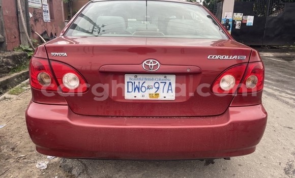 Buy Used Toyota Corolla Red Car in Sekondi–Takoradi Metropolitan in Western