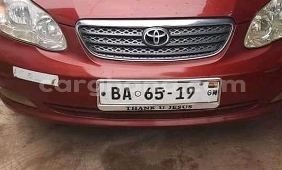 Sayi Na hannu Toyota Corolla Red Mota in Accra a Greater Accra