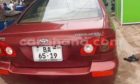Ra Àlòkù Toyota Corolla Red Ọkọ̀ in Accra ni Greater Accra Ra Àlòkù Toyota Corolla Red Ọkọ̀ in Accra ni Greater Accra