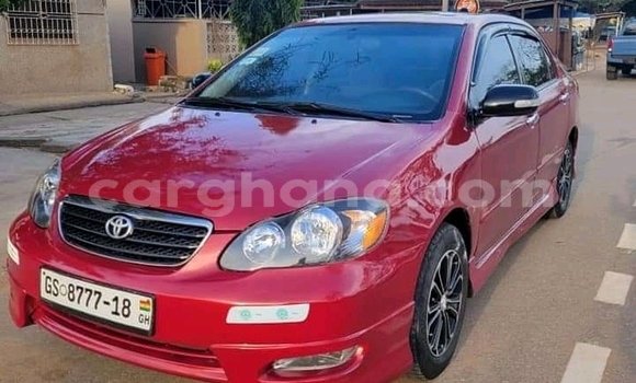 Sayi Na hannu Toyota Corolla Red Mota in Accra a Greater Accra