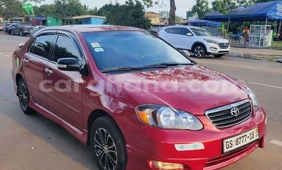 Sayi Na hannu Toyota Corolla Red Mota in Accra a Greater Accra Sayi Na hannu Toyota Corolla Red Mota in Accra a Greater Accra