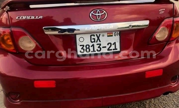 Buy Used Toyota Corolla Red Car in Accra in Greater Accra