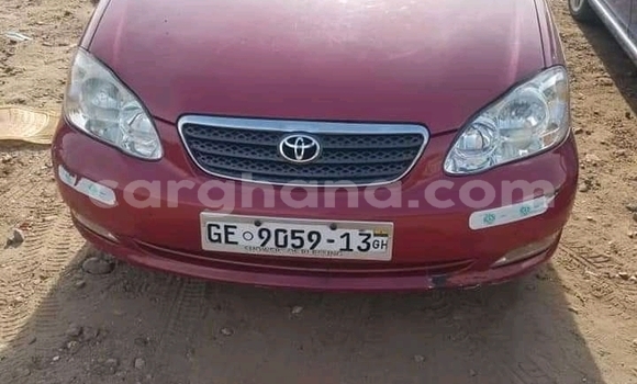 Sayi Na hannu Toyota Corolla Red Mota in Accra a Greater Accra Sayi Na hannu Toyota Corolla Red Mota in Accra a Greater Accra