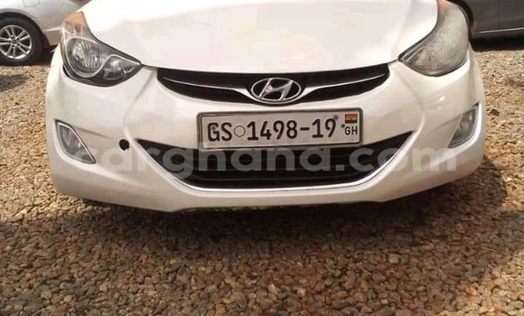 Sayi Na hannu Hyundai Elantra White Mota in Accra a Greater Accra Sayi Na hannu Hyundai Elantra White Mota in Accra a Greater Accra